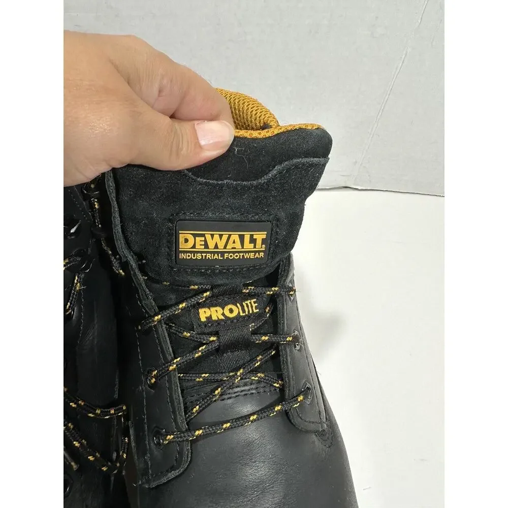 DEWALT ASTM F2413-18‎ Men's Steel Toe Work Boots Size 13 Black EVA Leather 77366